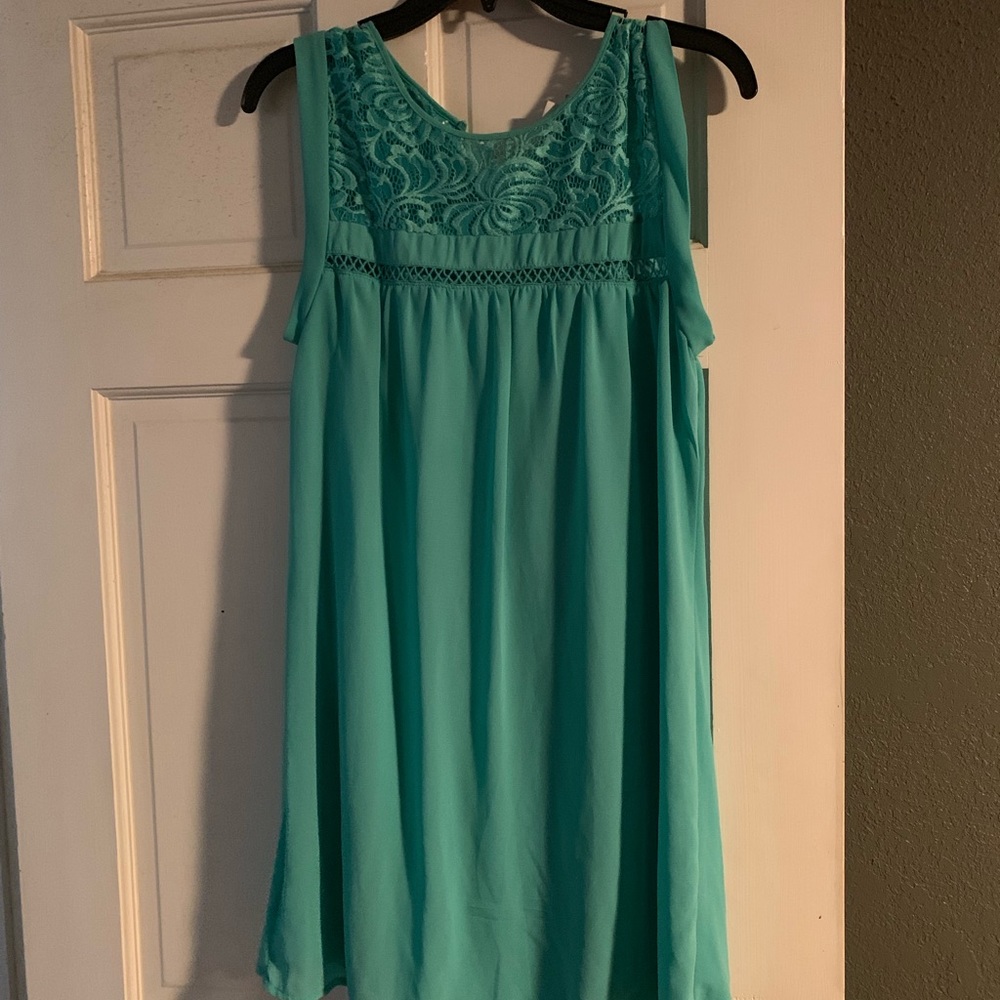 Turquoise dress